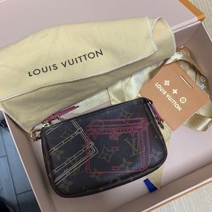 💯Guarantee Authentic LouisVuittion 
MiniPochette.